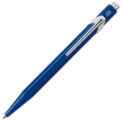 Ручка шариковая Carandache Office CLASSIC (849.150_MTLGB) Sapphire Blue M синие чернила подар.кор. фото 1