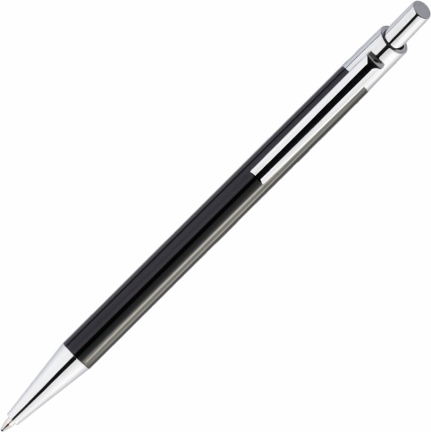 Ручка металлическая шариковая Vivapens Tikko, чёрная фото 3