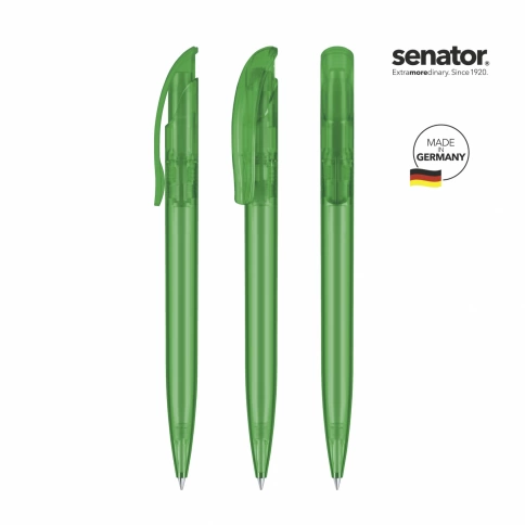 Шариковая ручка Senator Challenger Frosted, зелёная фото 4