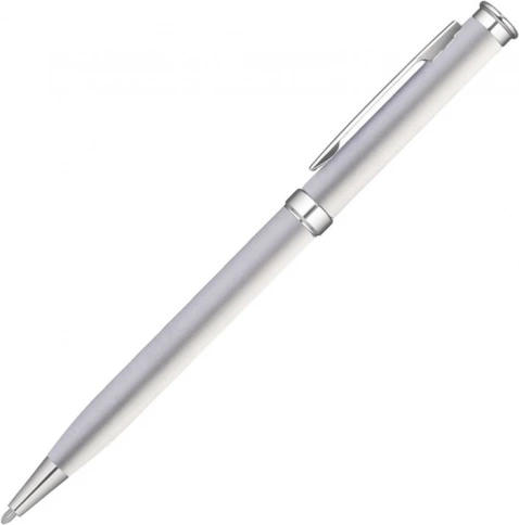 Ручка металлическая шариковая Vivapens METEOR SOFT, серебристая фото 1