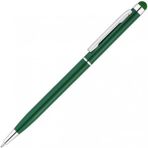 Ручка металлическая шариковая Vivapens KENO METALLIC, зелёная фото 1