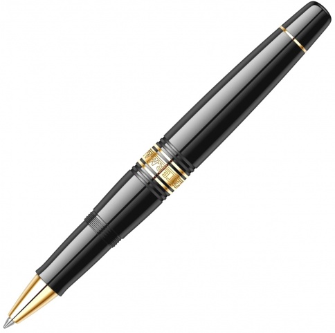 Ручка роллер Waterman Charleston 13007 T (S0701000) Black GT F черные чернила подар.кор. фото 6