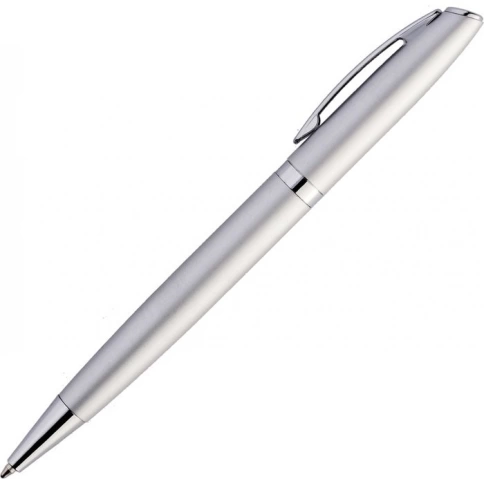 Ручка металлическая шариковая Vivapens VESTA, серебристая фото 2