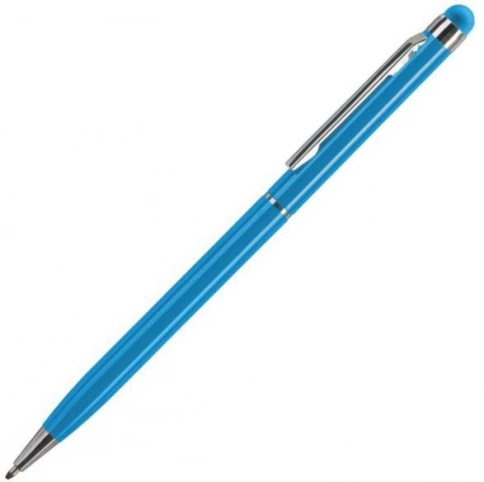 Ручка металлическая шариковая B1 TouchWriter, голубая фото 1