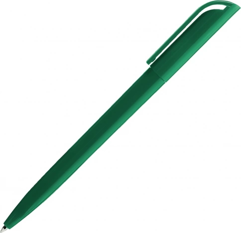 Ручка пластиковая шариковая SOLKE Global, зелёная фото 2