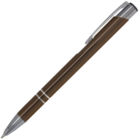 Ручка металлическая шариковая Z-PEN, COSMO, коричневая фото 1