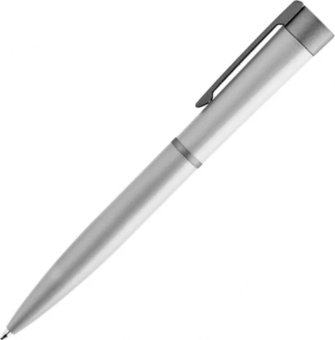 Ручка металлическая шариковая Vivapens GROM TITAN, серебристая фото 3