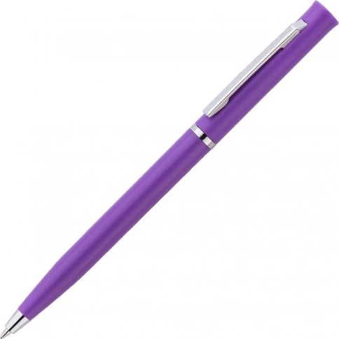 Ручка пластиковая шариковая Vivapens EUROPA, фиолетовая фото 1