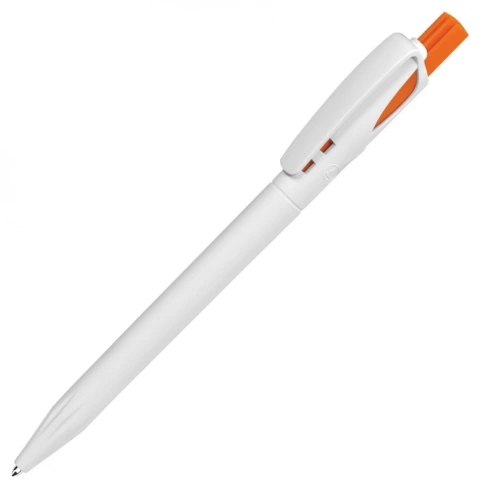 Шариковая ручка Lecce Pen Twin White, бело-оранжевый фото 1