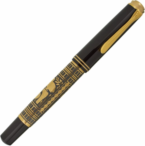 Ручка перьевая Pelikan Toledo M 700 (PL927814) черный серебро 925 пробы 11.67г F перо золото 18K с родиевым покрытием подар.кор. фото 2
