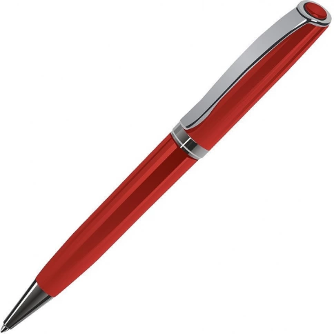 Ручка металлическая шариковая B1 Status, красная фото 1