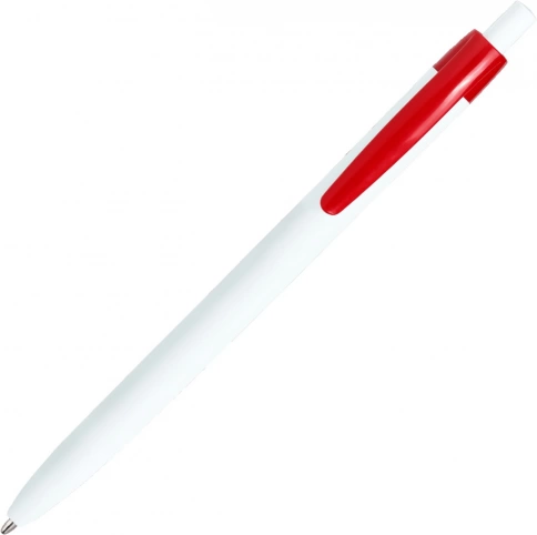 Шариковая ручка Vivapens Darom, белая с красным фото 2