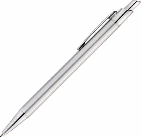 Ручка металлическая шариковая Vivapens Tikko New, серебристая фото 2