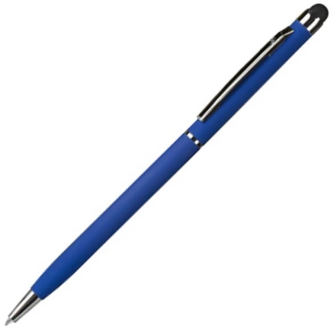 Ручка металлическая шариковая B1 Touchwriter Soft, синяя фото 1