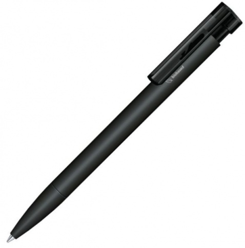 Шариковая ручка Senator Liberty Polished Bio Matt Clip Clear, чёрная фото 1