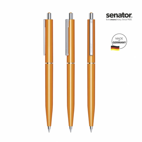 Шариковая ручка Senator Point Polished, оранжевая фото 2