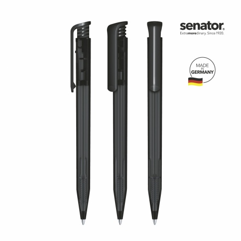Шариковая ручка Senator Super-Hit Frosted, чёрная фото 2