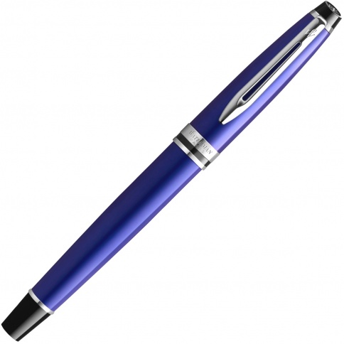 Ручка роллер Waterman Expert 3 (2093458) Blue CT F черные чернила подар.кор. фото 2