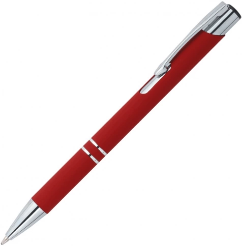Ручка металлическая шариковая Vivapens KOSKO SOFT MIRROR, красная фото 1