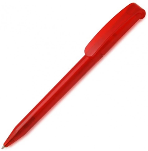 Ручка пластиковая шариковая Grant Automat Transparent, прозрачно красная фото 1