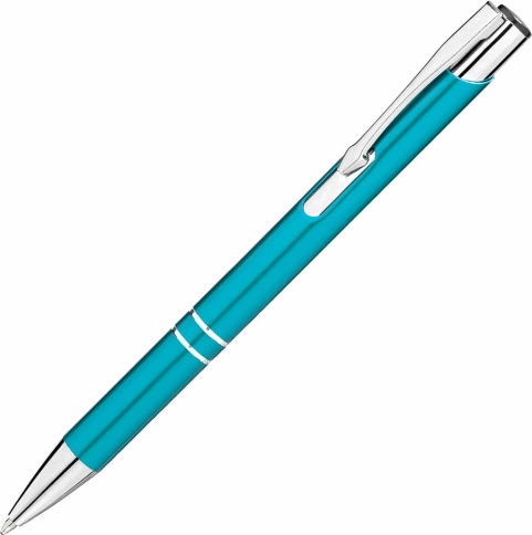 Ручка металлическая шариковая Vivapens KOSKO PREMIUM, бирюзовая фото 1