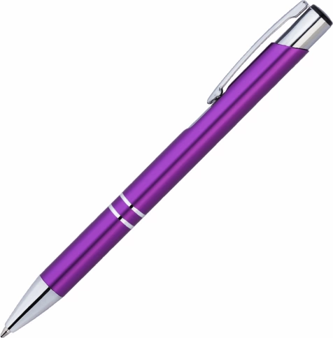Ручка металлическая шариковая Vivapens KOSKO PREMIUM, фиолетовая фото 2