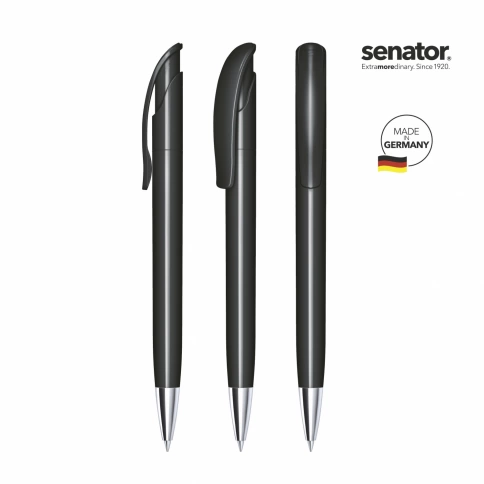 Шариковая ручка Senator Challenger Polished, чёрная фото 5