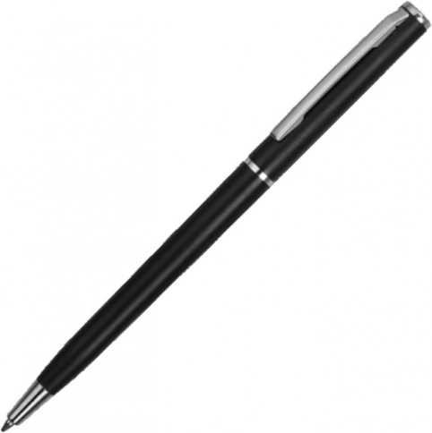 Ручка пластиковая шариковая Vivapens ORMI, чёрная фото 3