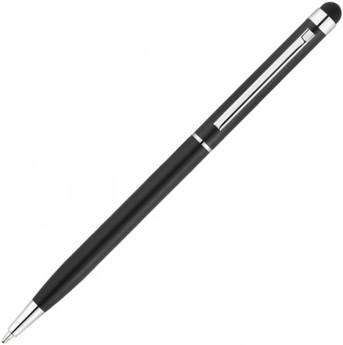 Ручка металлическая шариковая Vivapens KENO METALLIC, чёрная фото 3