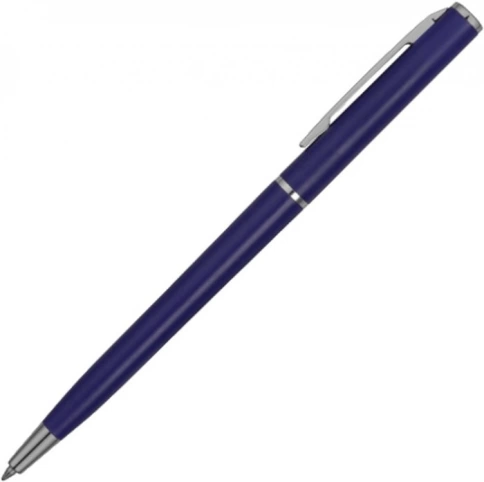 Ручка пластиковая шариковая Vivapens ORMI, тёмно-синяя фото 3