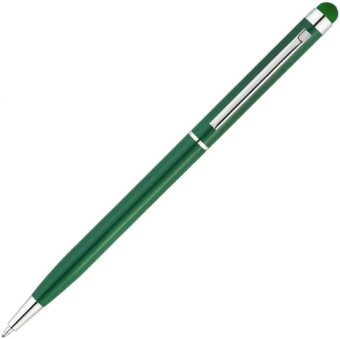 Ручка металлическая шариковая Vivapens KENO METALLIC, зелёная фото 3