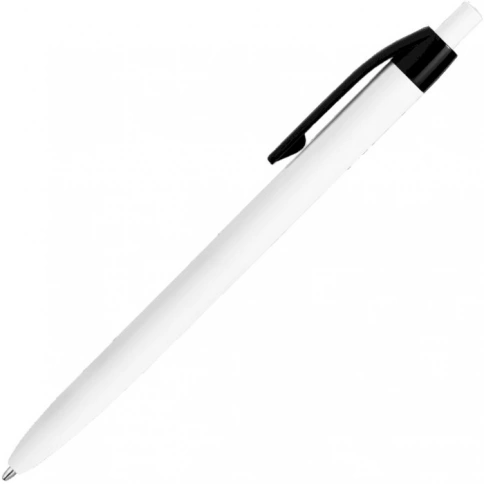 Шариковая ручка Vivapens Darom, белая с чёрным фото 3