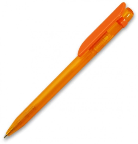 Ручка пластиковая шариковая Grant Arrow Classic Color Transparent , оранжевая фото 1