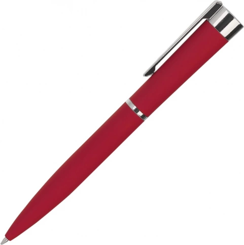 Ручка металлическая шариковая Vivapens GROM SOFT, красная фото 2