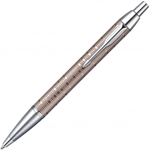 Ручка шариковая Parker, IM Premium Vacumatic K224 Brown Mblue, коричневая фото 1