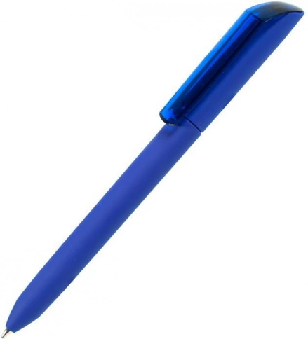 Шариковая ручка MAXEMA FLOW PURE, синяя с прозрачным фото 1
