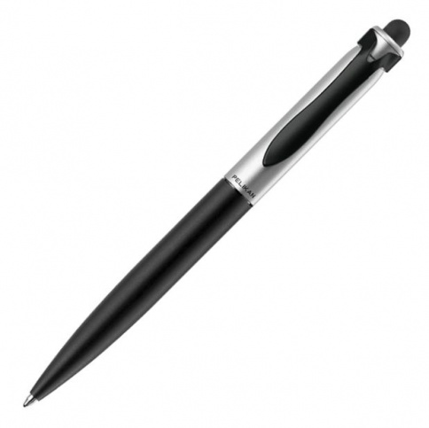 Ручка шариковая Pelikan Stola 2 (PL929687) Black Silver в компл.:стилус 6мм подар.кор. фото 1