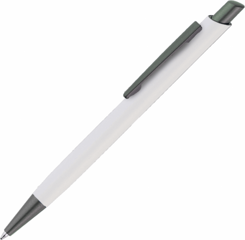 Ручка металлическая шариковая Vivapens Elfaro Titan, белая фото 1