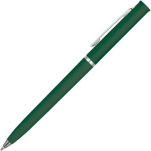Ручка пластиковая шариковая Vivapens EUROPA SOFT, зелёная фото 2